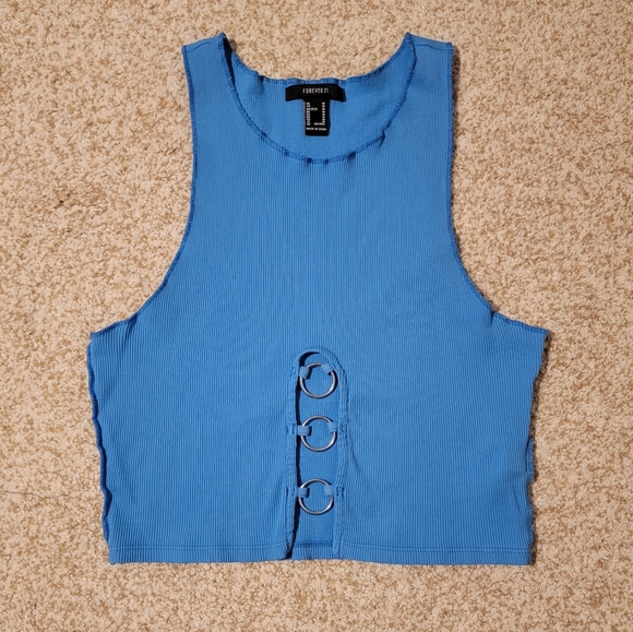 Forever 21 Tops - O-ring cropped tank top